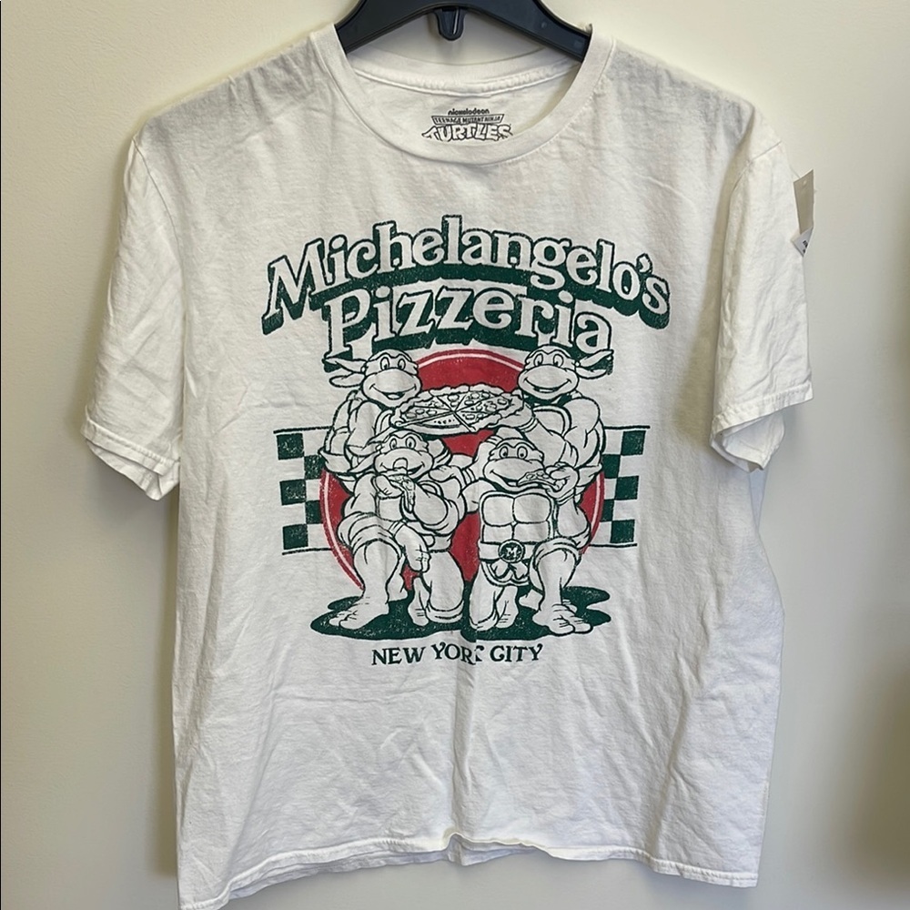 Nickelodeon White and Green Short Sleeve Tee - Picture 2 of 5